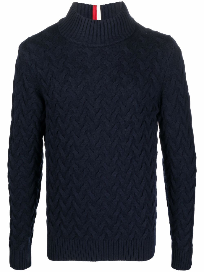 Tommy Hilfiger Roll neck cable knit jumper MW0MW19578 Meet Market