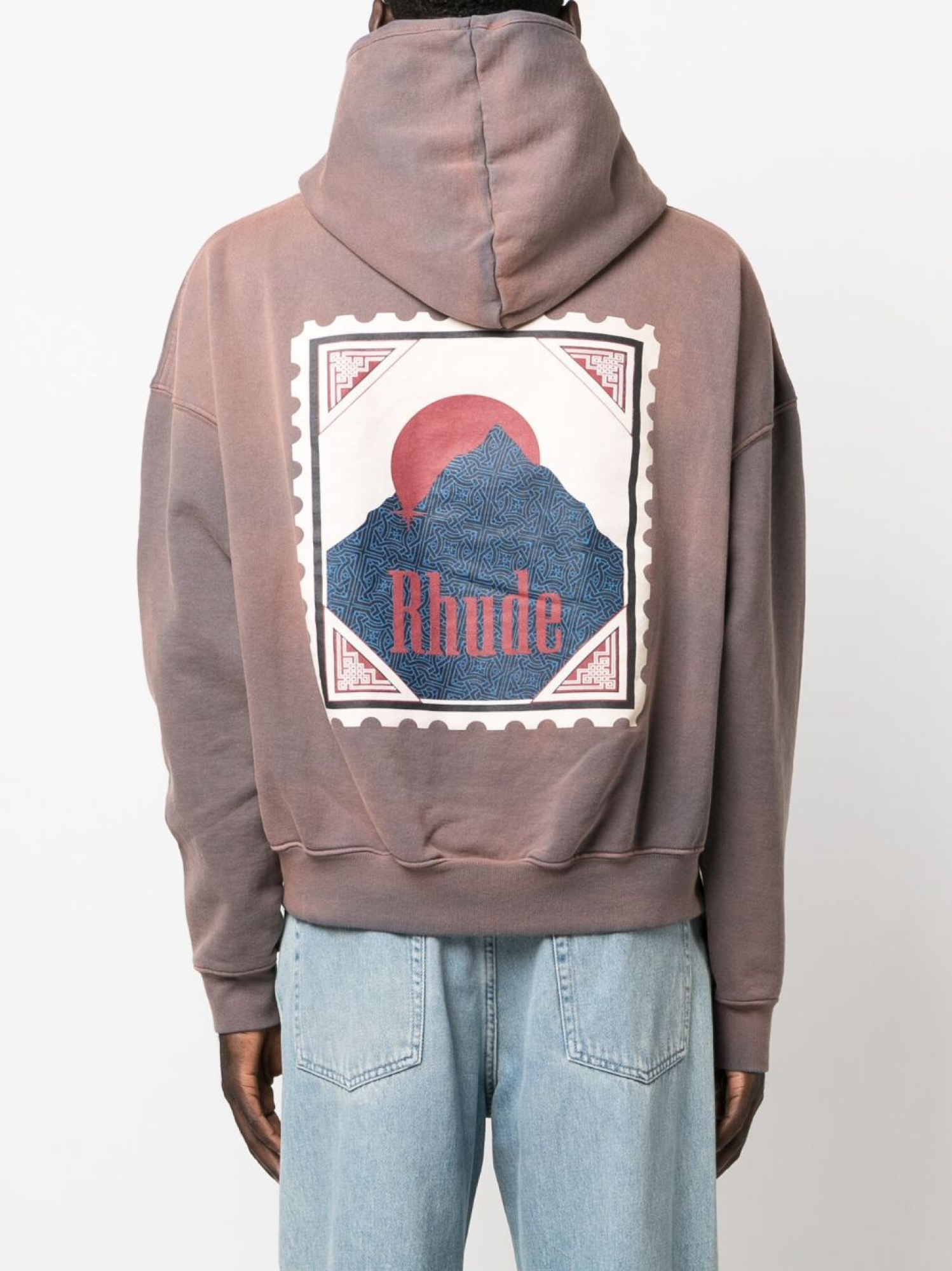 Rhude Moonlight Stamp cotton hoodie RHPF23HO05012675 Meet Market