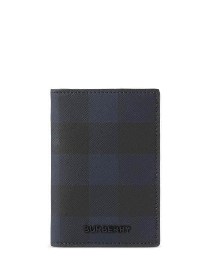 Burberry Check pattern leather card holder 8073283 Meet Market