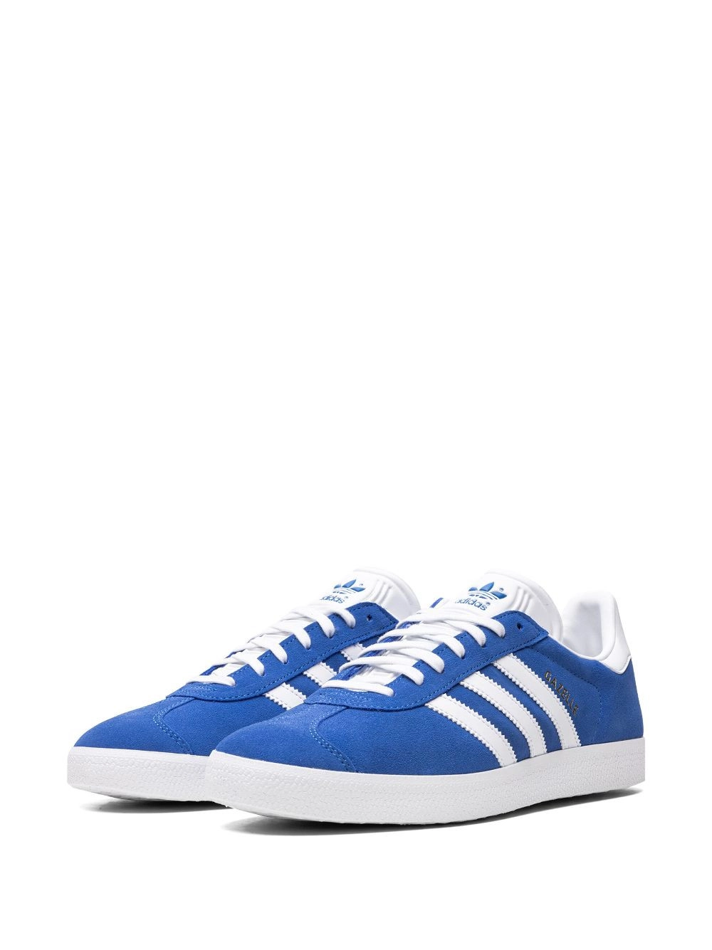 Adidas Gazelle Blue Cloud White Gold Metallic sneakers GX2207 Meet Market