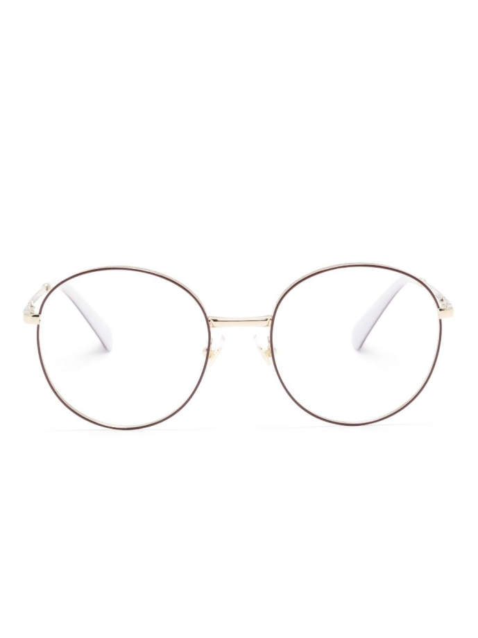 Miu miu round glasses hotsell