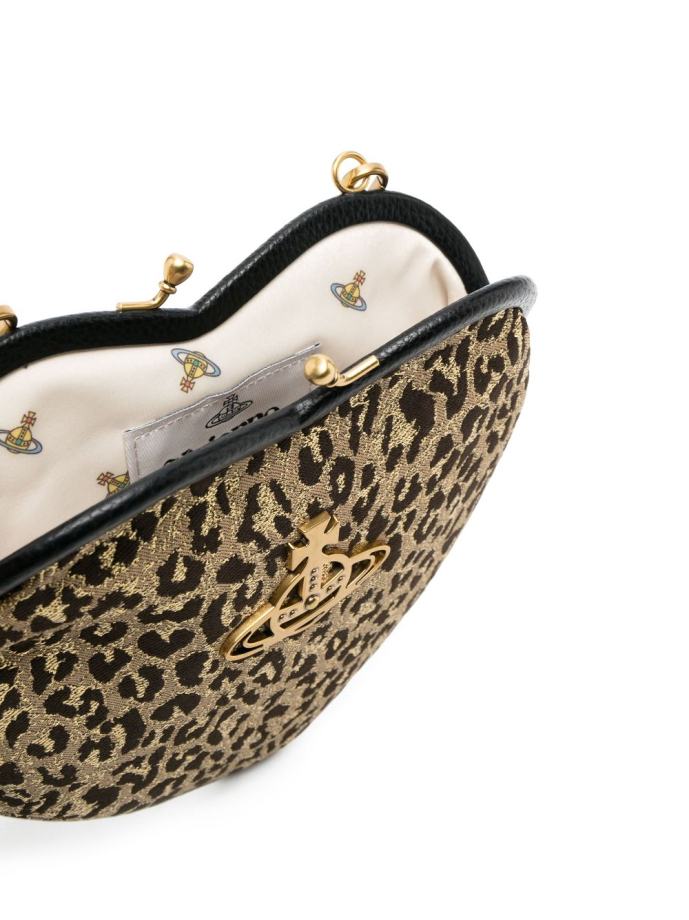 Vivienne Westwood Belle leopard print clutch bag 4304006NUW00N3 Meet Market