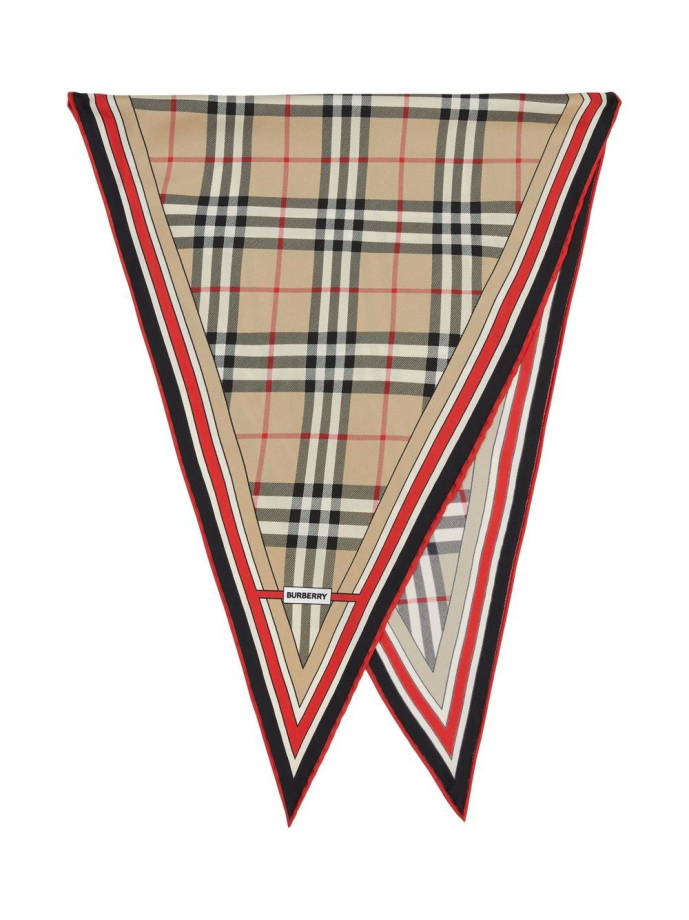 Burberry vintage silk scarf on sale