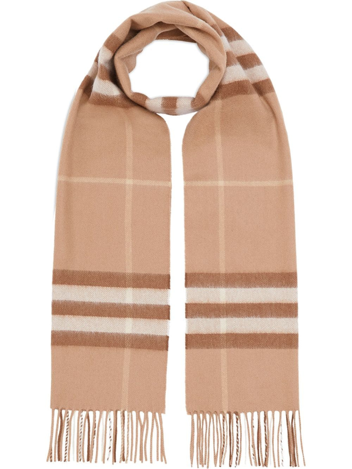 Burberry the classic check cashmere scarf hotsell