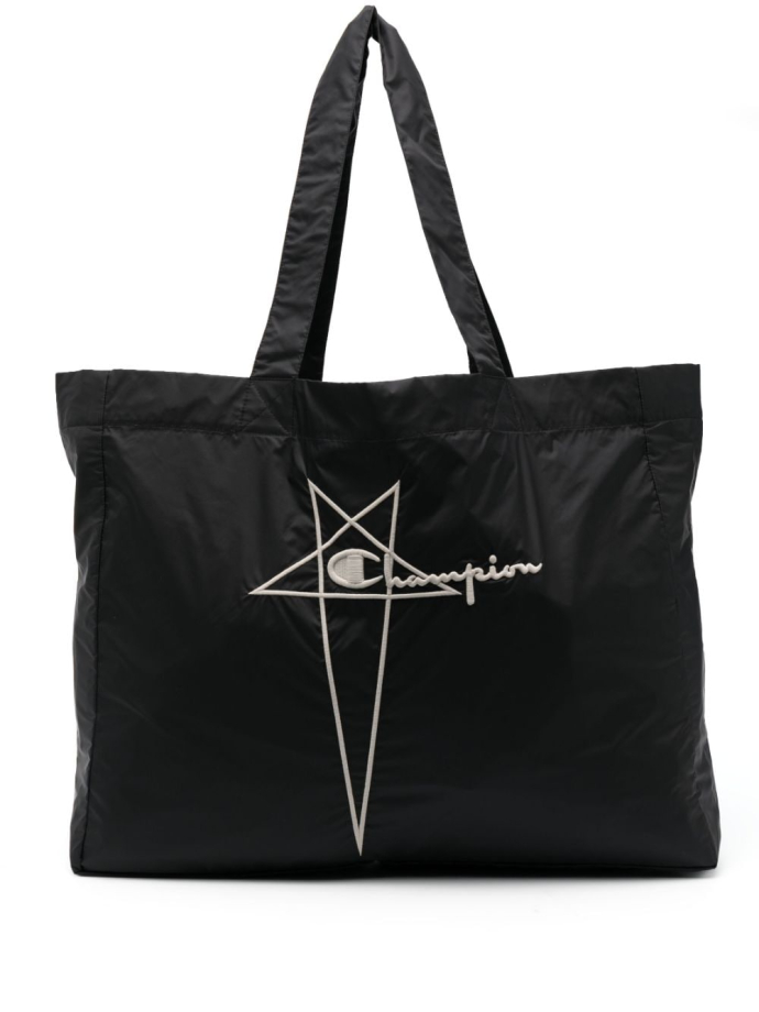 Rick Owens X Champion Logo embroidered tote bag 805790 Meet Market