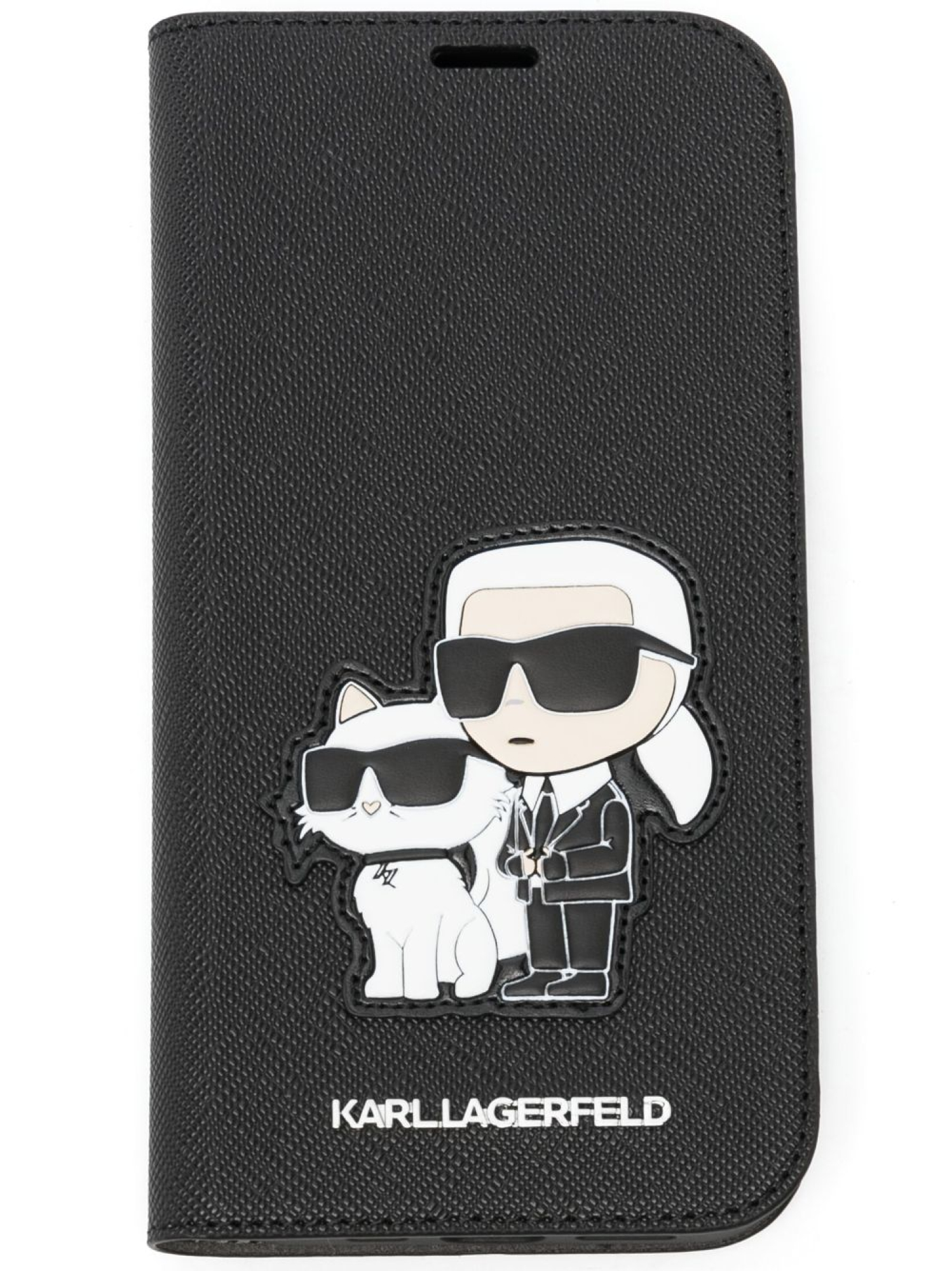 Чехлы для телефонов Karl Lagerfeld Karl & Choupette iPhone 13 booktype case  CG230043999 купить в Meet Market