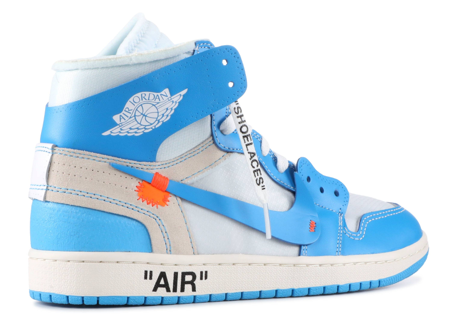 Air jordan 1 store off white unc