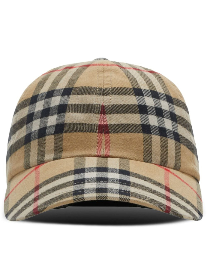 Burberry Nova check cotton baseball cap 8075641 Meet Market