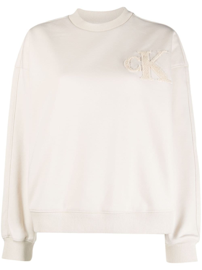 Calvin klein jumper white best sale