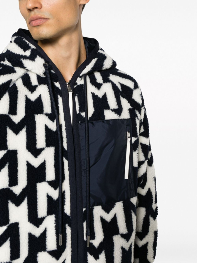 Moncler Monogram zip up hoodie I20918G0006389A9Z Meet Market