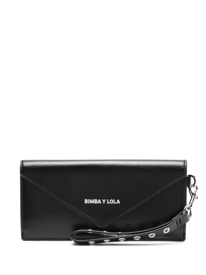 Bimba y Lola Logo print leather wallet 232BBA306