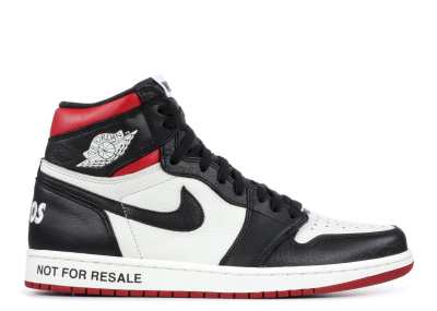 

Nike AJ I 1 Retro High 'Not For Resale' Black Varsity Red (2018), Чёрный, Air Jordan 1 High
