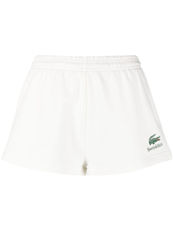 Sporty Rich X Lacoste cotton track shorts GF8544 Meet Market