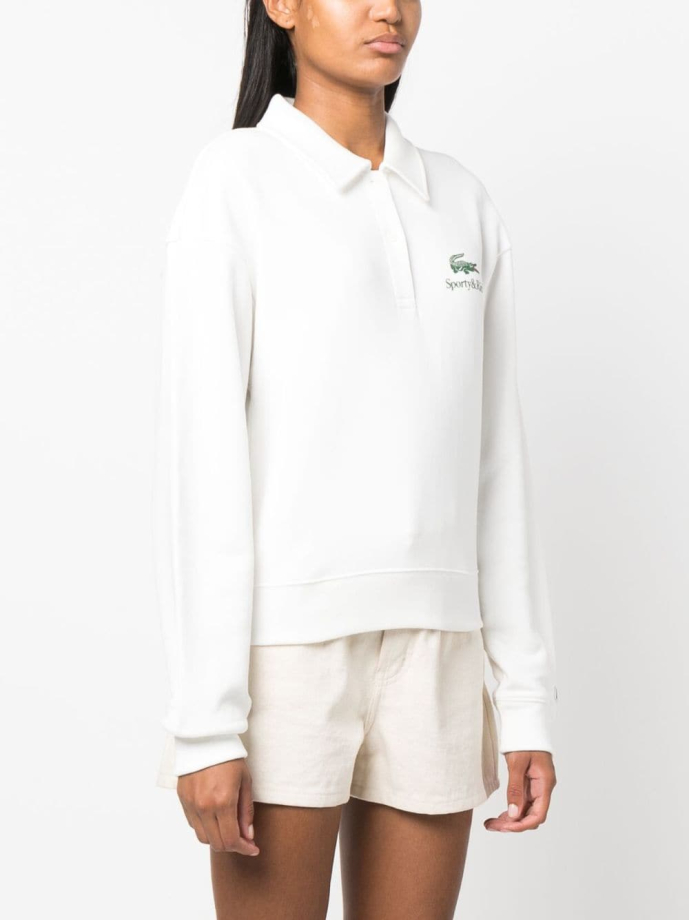 Lacoste polo sweatshirt on sale