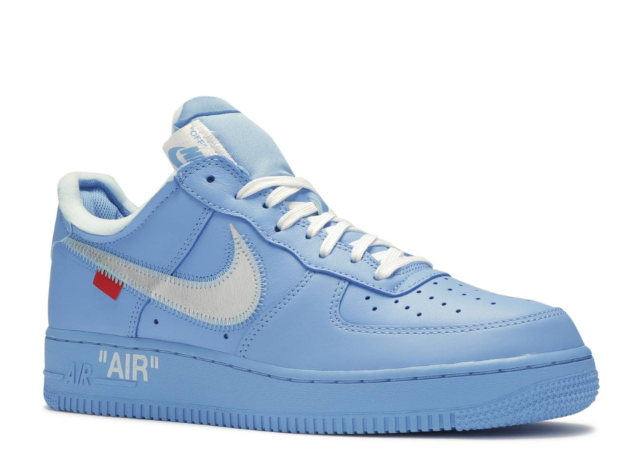 Nike air force 2025 x off white blue