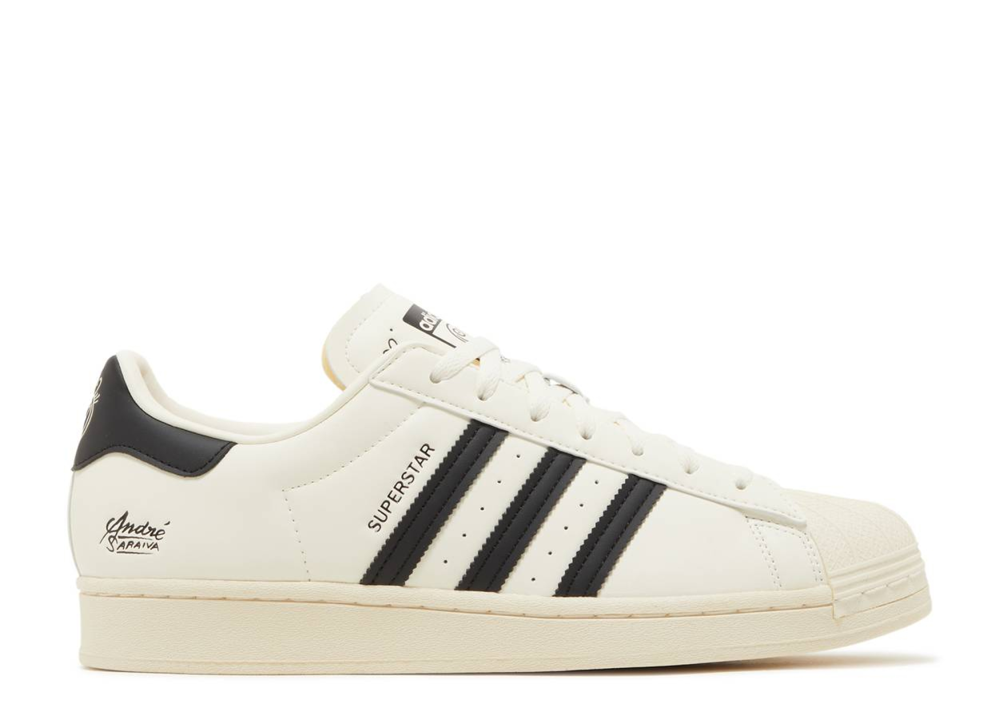 Кроссовки Adidas Andre Saraiva X Superstar Chalk White Black (Белые) GZ2203  купить в Meet Market