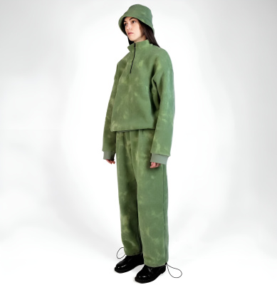 

Fleece Green Sweater, Зелёный