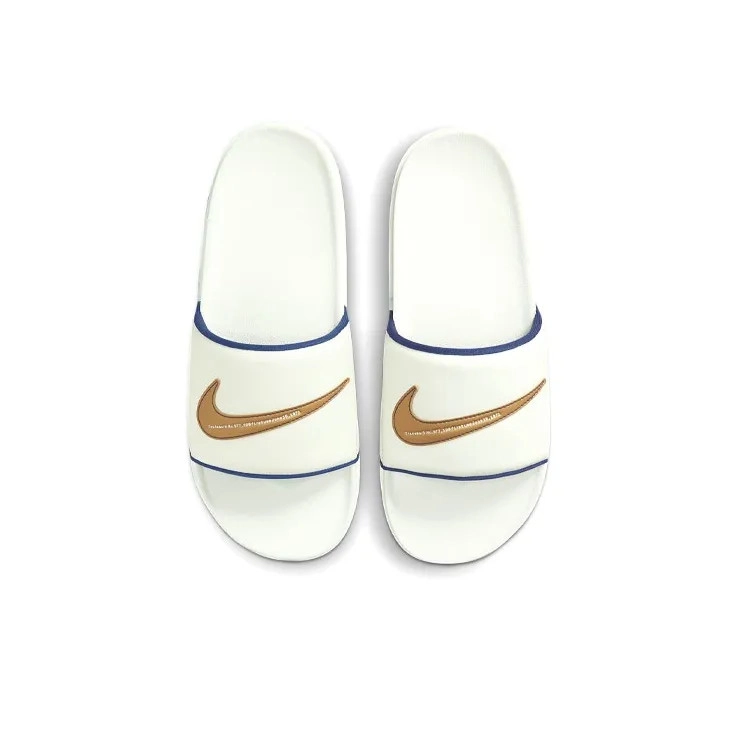 Nike Offcourt Slide Sail Metallic Gold фото