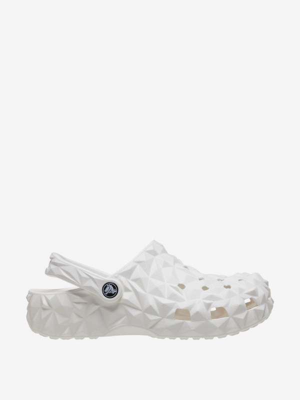 Classic Geometric Clog White