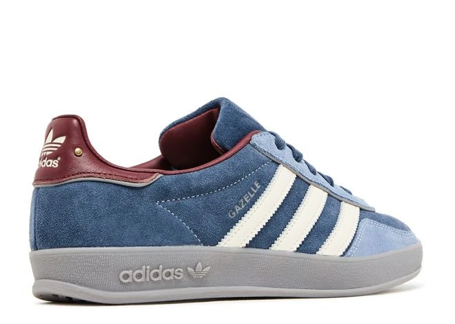 Adidas gazelle burgundy and blue on sale