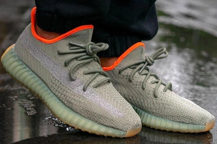 Yeezy Boost 350 V2 Desert Sage (2020) фото
