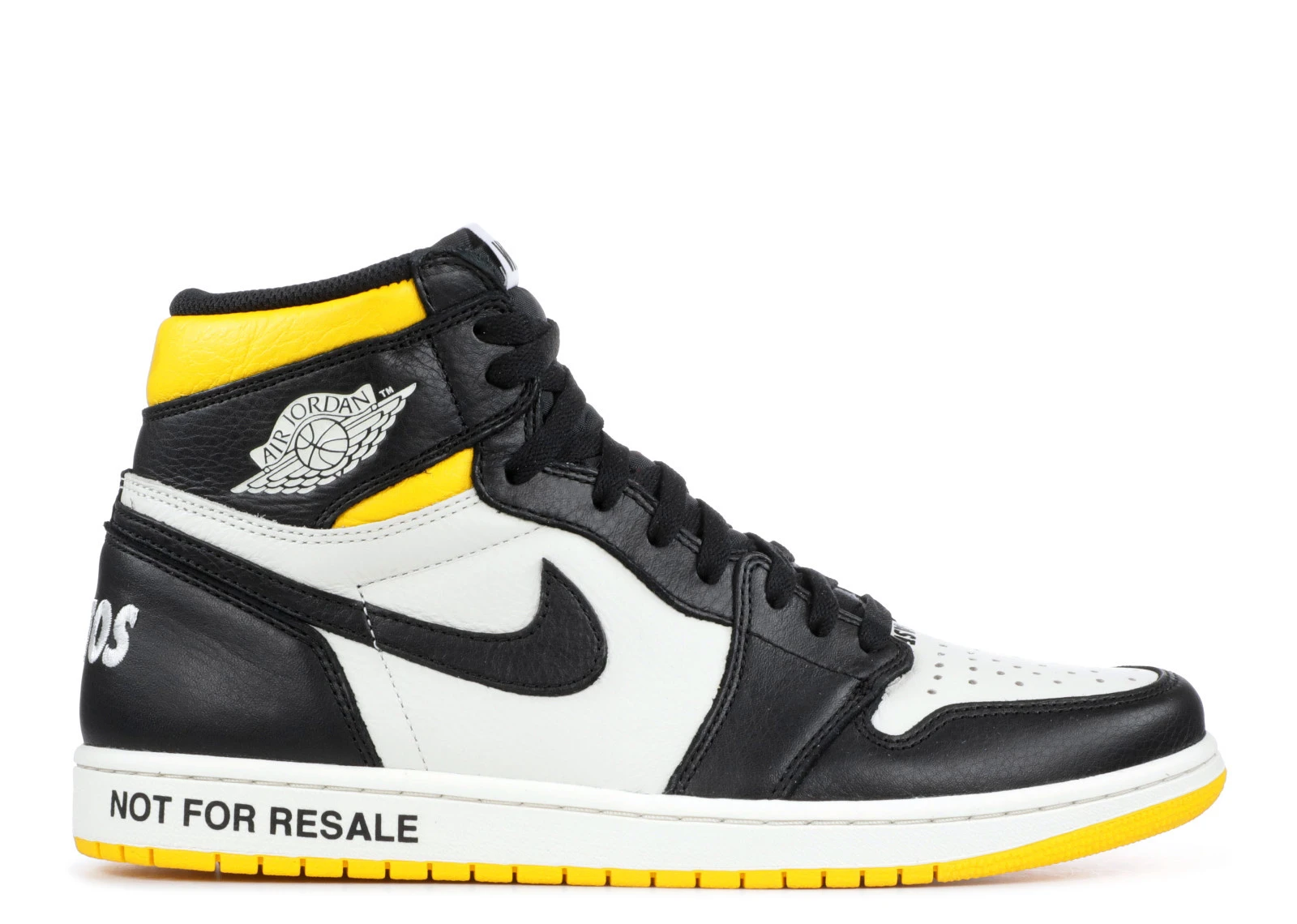 Retro jordan 1 yellow and black on sale