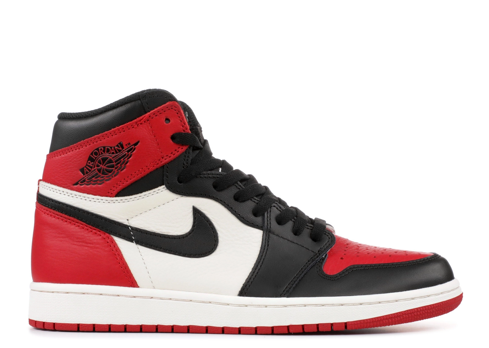 Air Jordan 1 High Bred Toe (2018) фото