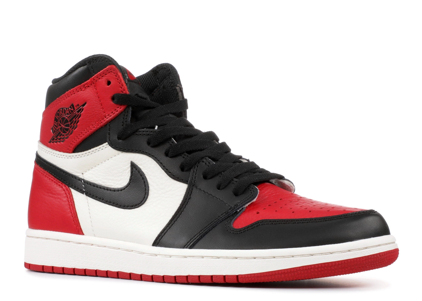 Air Jordan 1 High Bred Toe (2018) фото