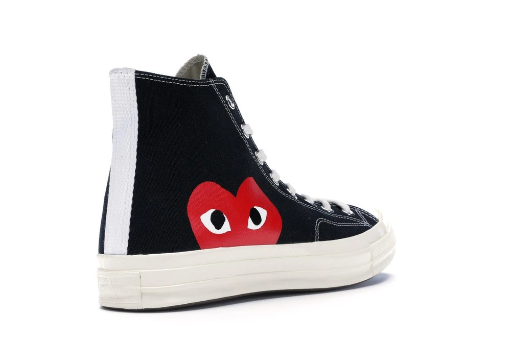 Converse Chuck Taylor All Star 70s Hi Comme des Garcons PLAY Black PLAYHIGH Meet Market