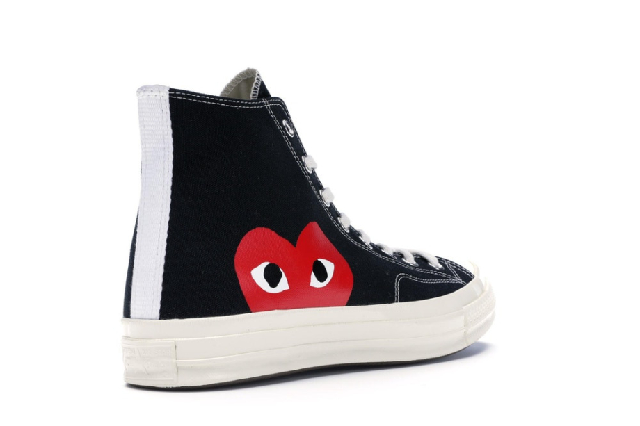 Comme des garçons play converse chuck store taylor high top