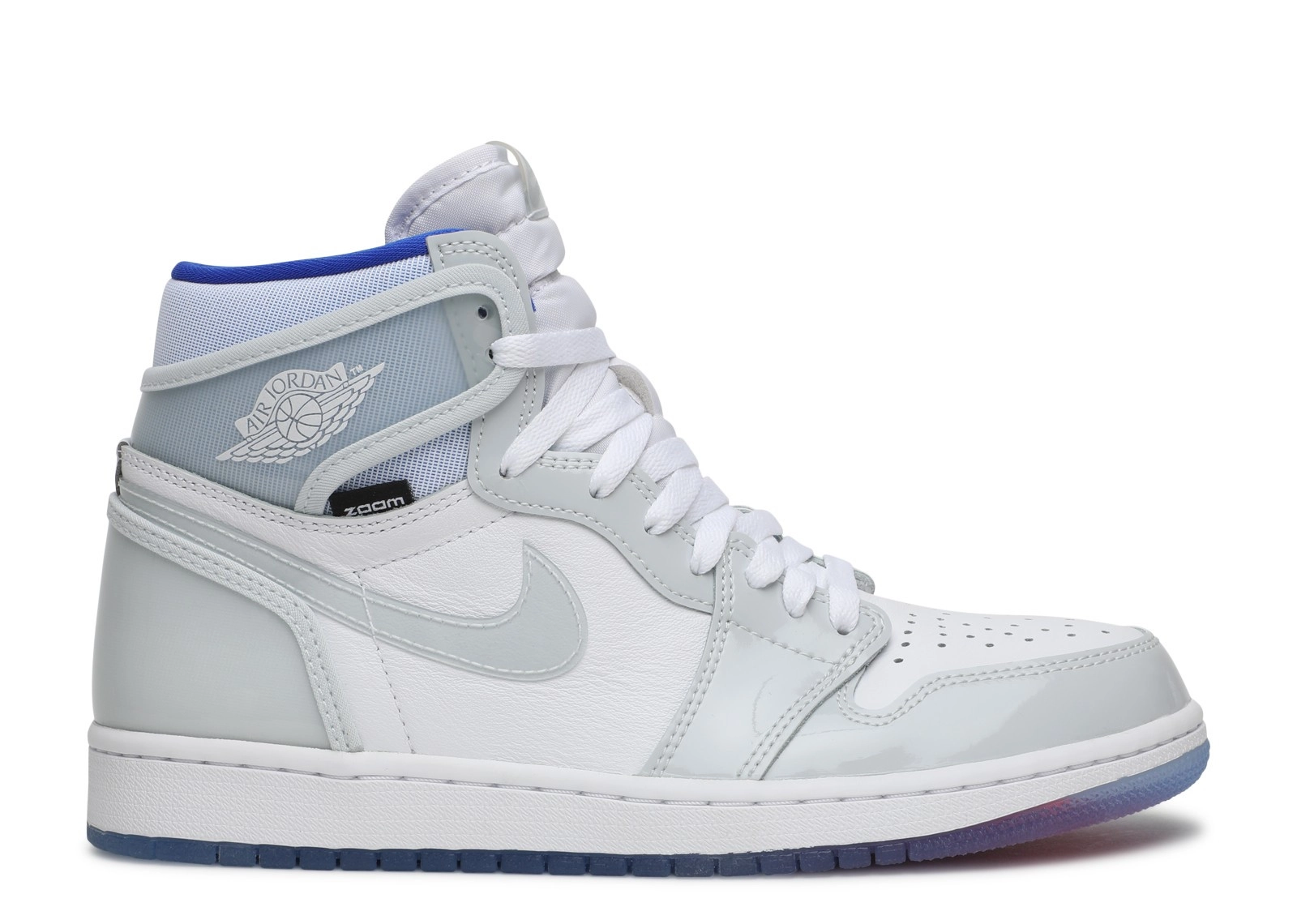 Air Jordan 1 High 1 Retro High Zoom White Racer Blue (2020) фото