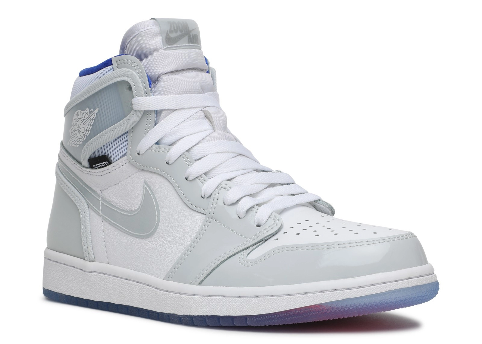 Air Jordan 1 High 1 Retro High Zoom White Racer Blue (2020) фото