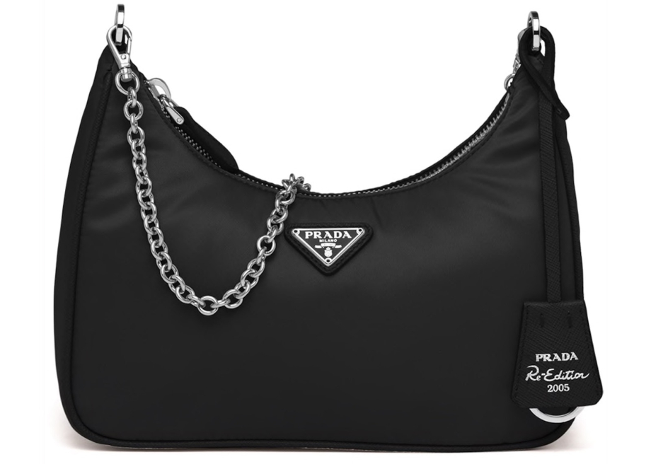 Prada black shoulder store bag